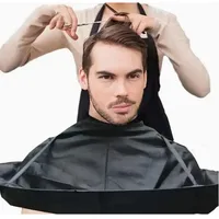 Outil de coupe de cheveux pliable, cape de coupe de cheveux en forme de parapluie, outil de coupe de cheveux domestique respirant en trois dimensions, cu de cheveux 1