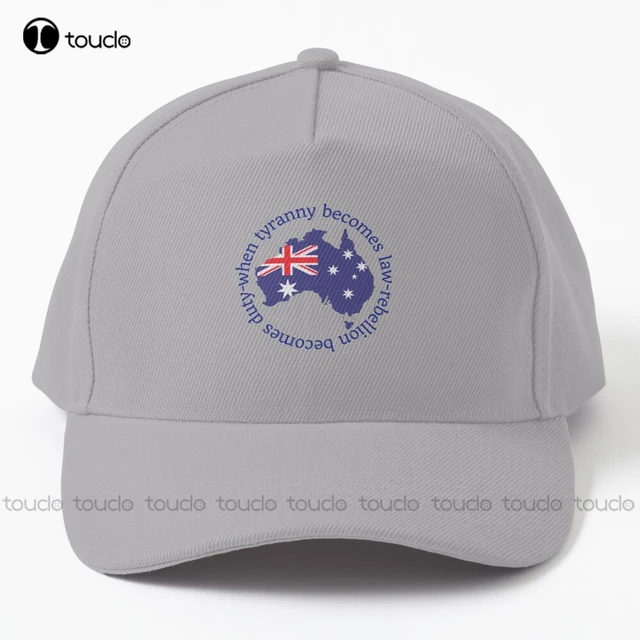 When Tyranny Becomes Law Rebellion Becomes Duty - Australian Flag Baseball  Cap Men'S Hats & Caps Quick Dry Mesh Cap Denim Caps - AliExpress