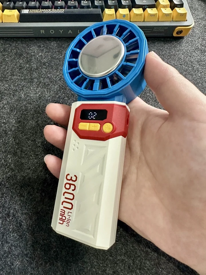소씽 아이스 Z 06 휴대용 선풍기 100단계 풍속 조절 가능 핸디형 소형 선풍기 5000mAh 배터리 장시간 사용 가능 경량