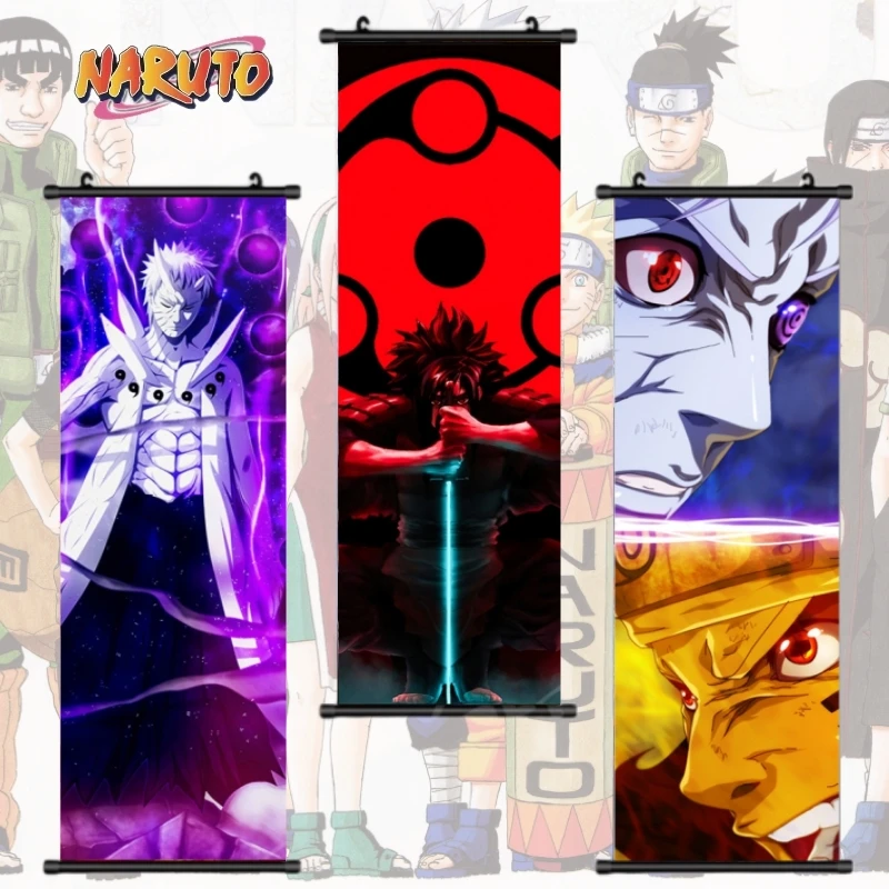 

Bandai Anime Hanging Art Naruto Canvas Painting Wall Art Decoration Poster In Living Room and Hallway Cartoon Gift for Children
