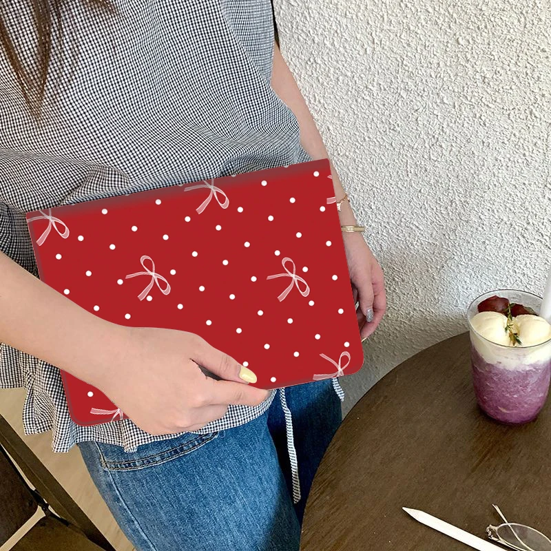 Retro Red Polka Dot Tablet Case