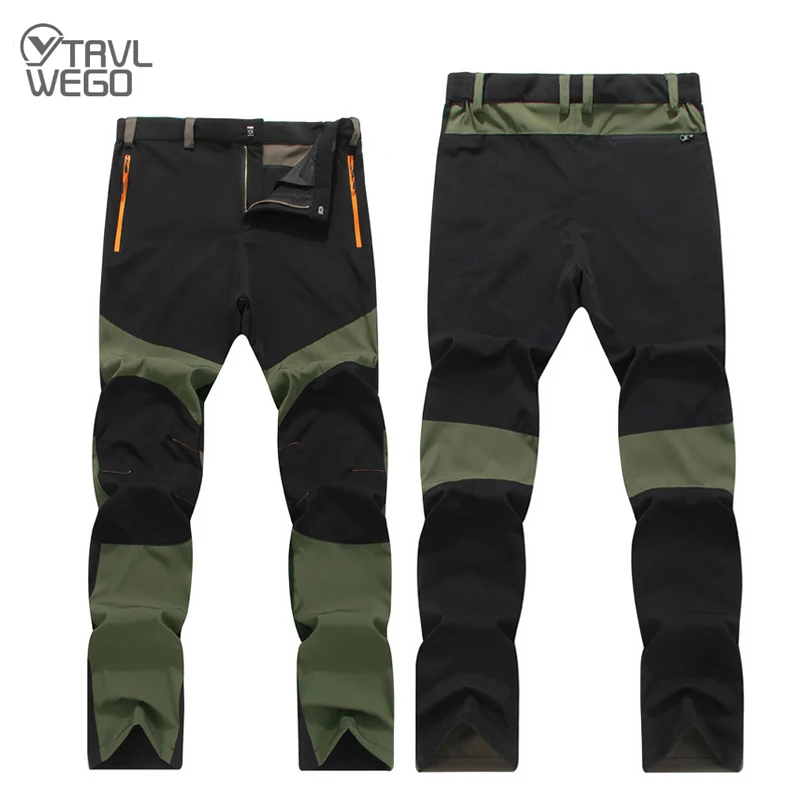 Pantaloni Da Trekking Leggeri Uomo | Asciugatura Rapida, Impermeabili, Traspiranti, UPF50+, Con Tasche Con Cerniera, Per Escursioni E Campeggio