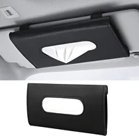 Car Tissue Box Car Sun Visor Tissue Box Interior Holder Auto Interior Storage Universal Car Accessories 1