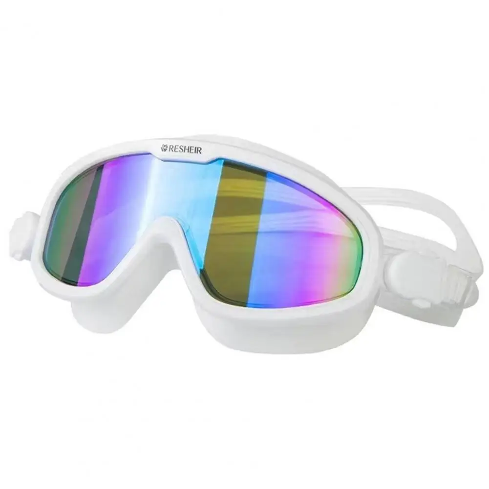 Swimming Glasses Wide-angle Full Field View Big Frame Swim Diving Swimming Goggles for Unisex