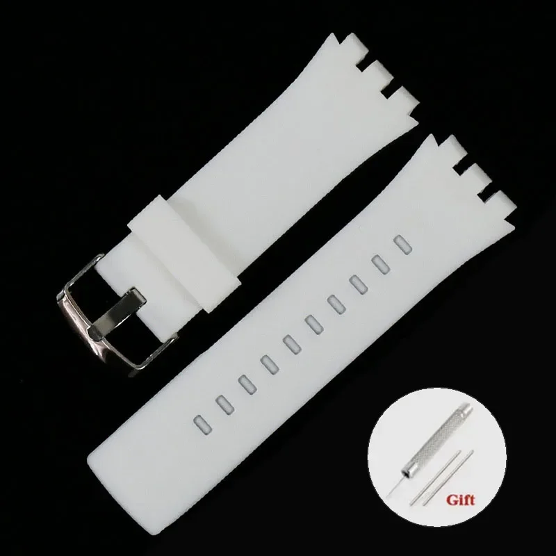 Silicone Sport Watch Strap - 24mm Replacement Wristband