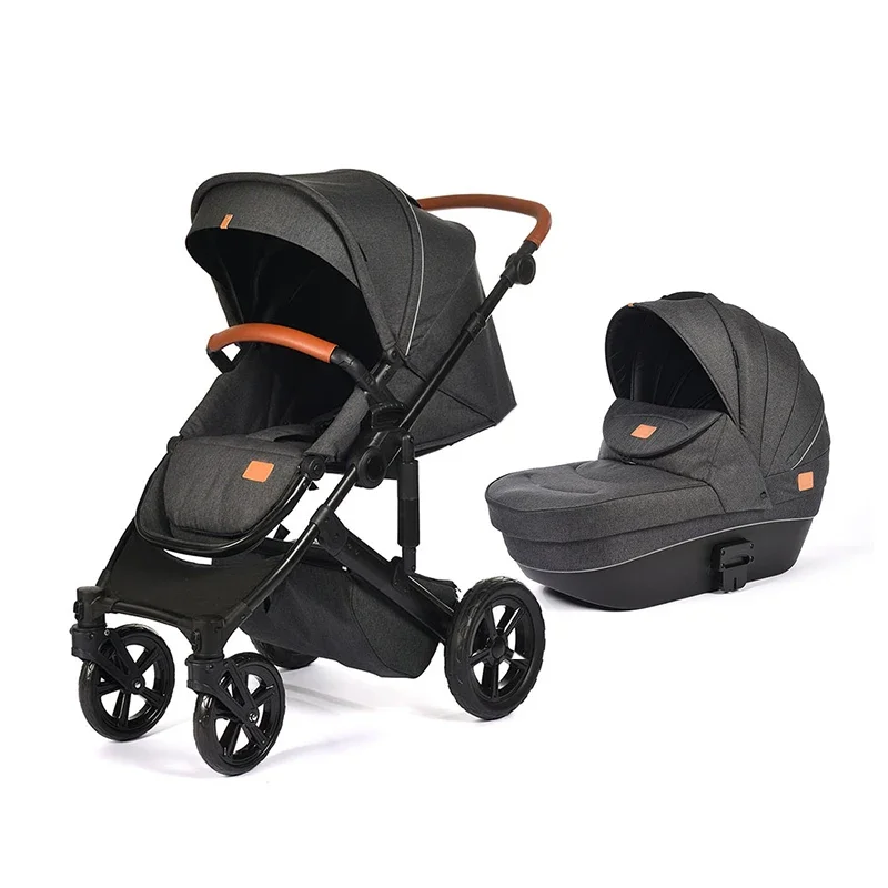 

EN1888 European fashion 2 in 1 baby pram with seat high landscape gear stroller and pushchairs