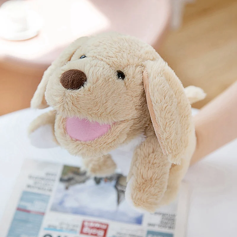 thumbnail image 1 of 30 Styles Stuffed Plush Animals Toys Hand Finger Story Puppet Cute Dolls Educational Babys Duck Lamb Cow Dog Horse Children Gift, 1 of 5
