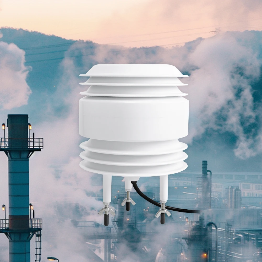 RK300-08H 고정밀 23*28*28cm RS485 공기질 모니터링 CO2 PM2.5 O2 CO SO2 측정 가스 감지 센서