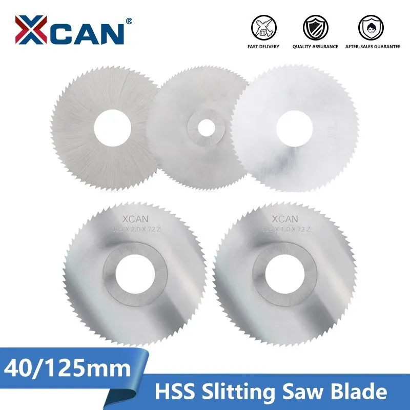 XCAN Slitting & Slotting Saw Blade HSS Circular Saw Blade Milling