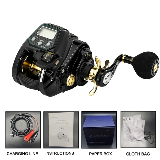 TAKEDO ECOODA EZH Electric Reel Fishing Saltwater 12V DC Reel Electric