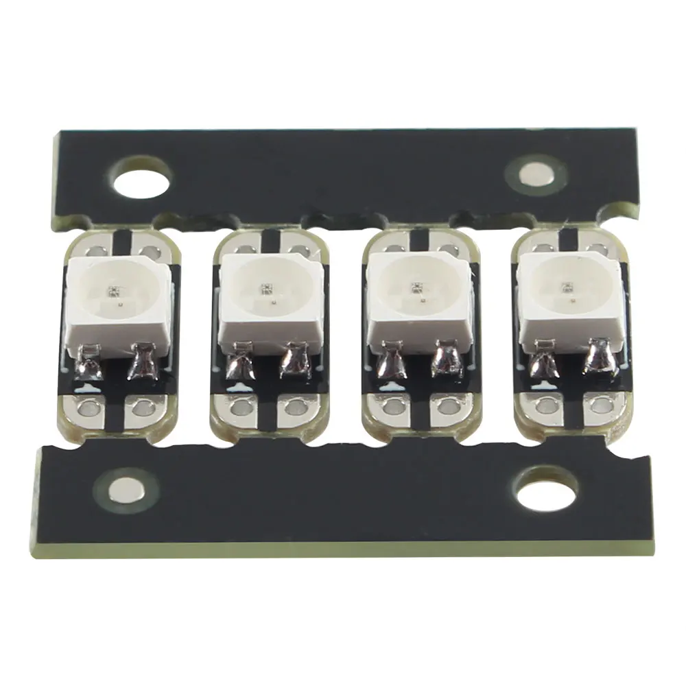 Fysetc Lantejoulas com Led Rgb Ws2812 3535 Rgb Brilhante 1m 26awg Fio de Teflon para Voron Mini sb Extrusora - Imagem 4