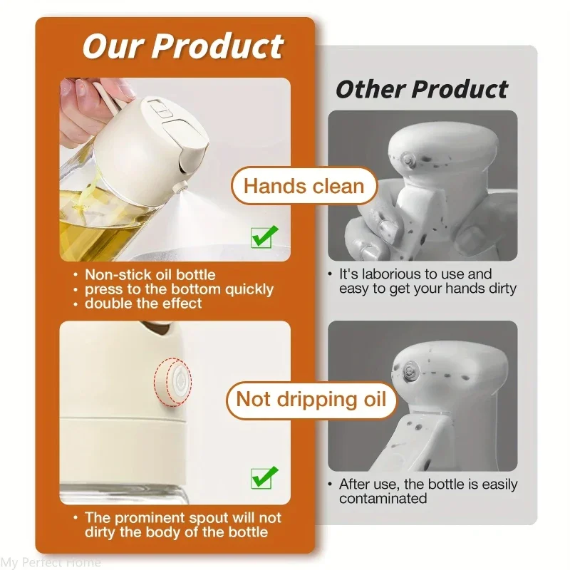 500ml Plastic Spray Oil Bottle 6