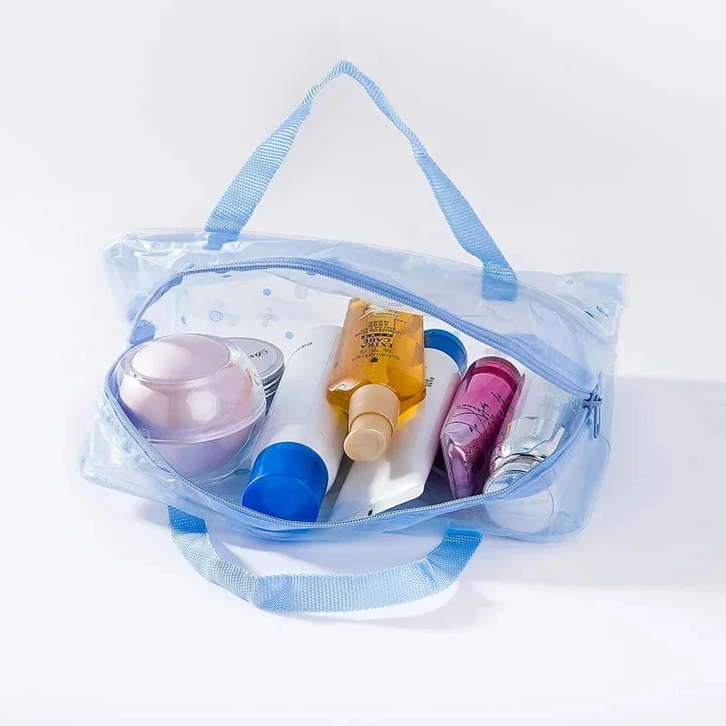 Women Storage Bag Toiletries Organize Waterproof PVC Cosmetic Bag