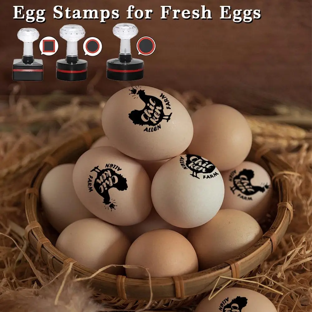 Custom Egg Stamp Chicken Egg Stamp Wooden Stamp Seal Farm Fresh Mini Egg  Stamp Personalized Clear Logo Labels For Fresh Egg D6U0 - AliExpress