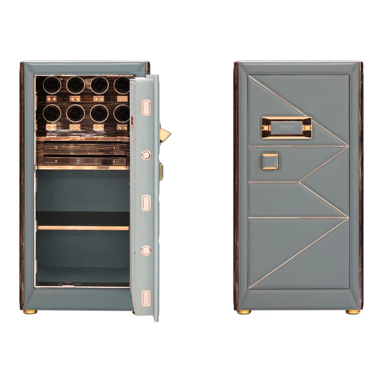 S9e0c83194a1e4897a439403d61060b58m Custom Home Jewelry Safe Cabinet Boxes Smart Watch Winder Safe Security Safe Box