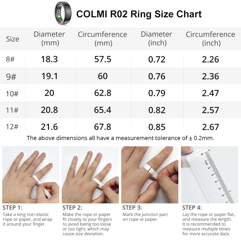 Titanium Steel Smart Ring – Durable, Health Monitoring, Waterproof, Multi-Sport Features