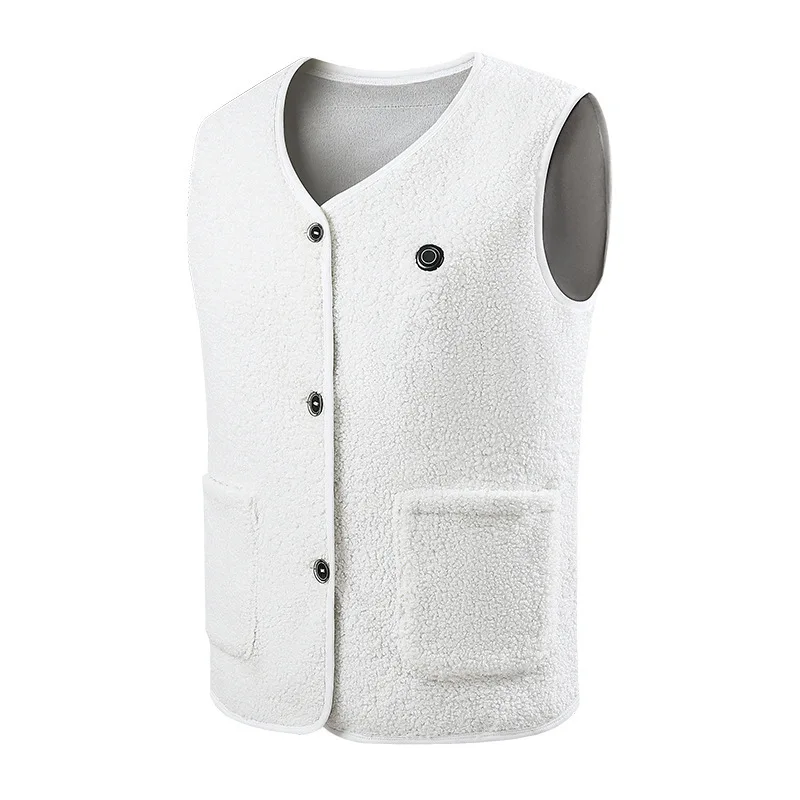 Usb smart heated jacket men women 3-speed adjustable temperature self-heating vest electric waistcoat sleeveless heating jacket