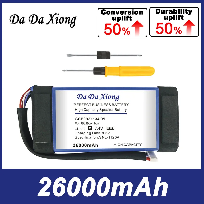 Dadaxiong-bateria para Jbl Boombox1 e Altifalante de Jogador 26000mah Gsp0931134 01 Marca Superior 100 Novo