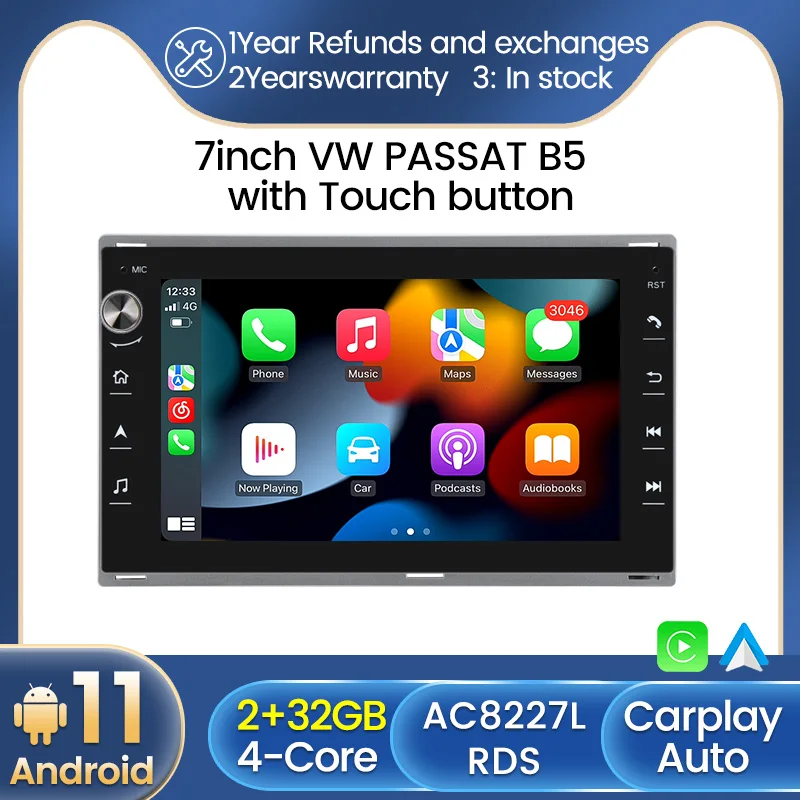 Автомобильный мультимедийный плеер HD Android 2 ГБ + 32 GPS-навигация для Peugeot 307 VW PASSAT B5