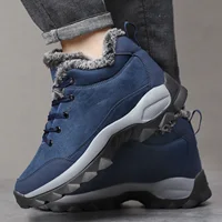 Men Snow Boots Outdoor Shoes For Male Thick Sole Sneakers for Men Winter Shoes Botines Tenis Keep Warm Fluff Mens Ankle Boots 3