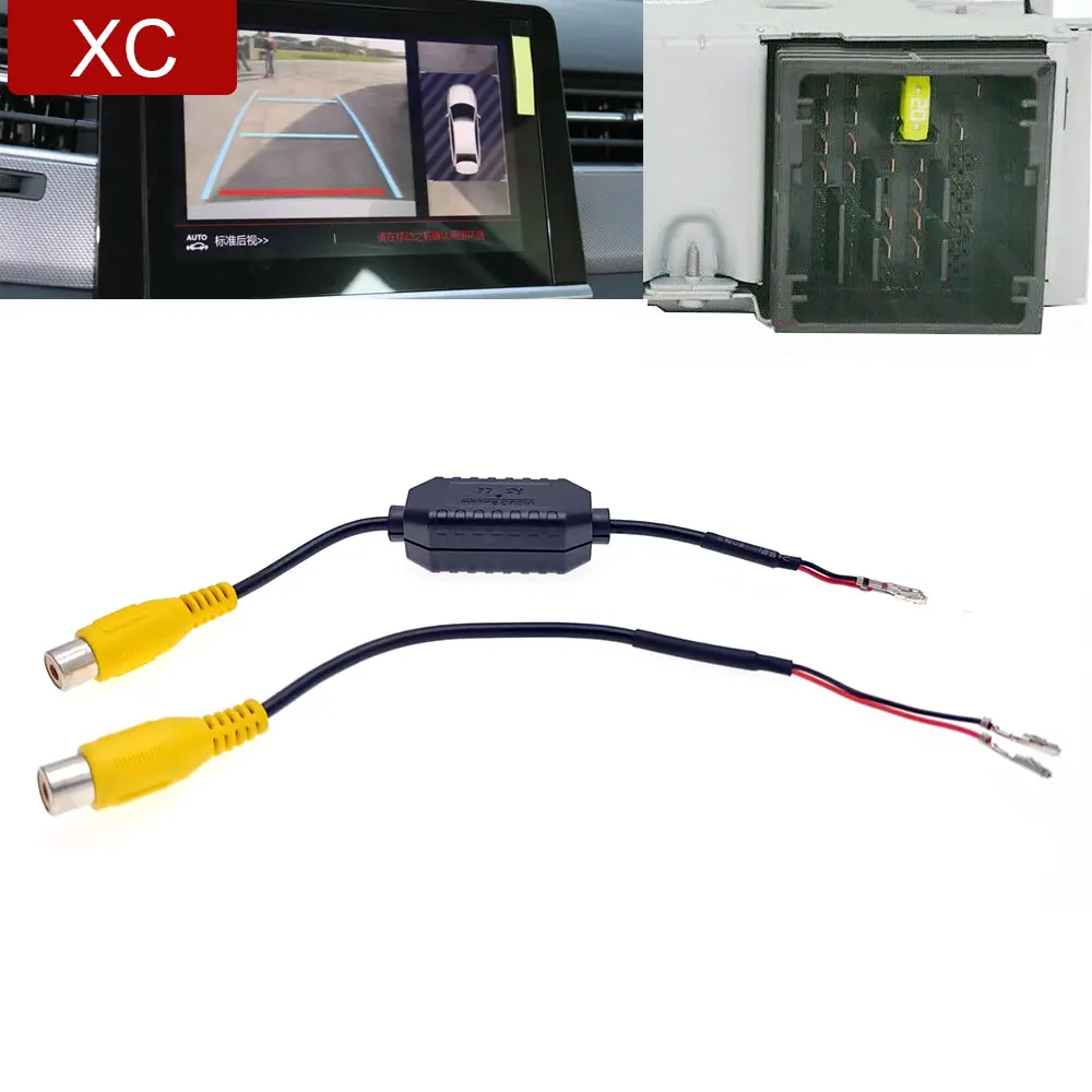 Adattatore Per Cavo Rca Di Retromarcia Per Telecamera Autoradio Per Peugeot Citroen 208 2008 3008 5008 C4 C5 Cactus Picasso Nac Smeg