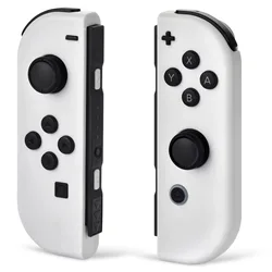 Enhanced Wireless Gamepad with Dual Vibration and Turbo Control (White)