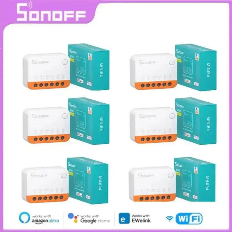 Sonoff Mini R4 Wifi Switch Mini Extreme Smart Home Modulo Relè Wi-Fi Telecomando Vocale Con Alexa Google Home Alice