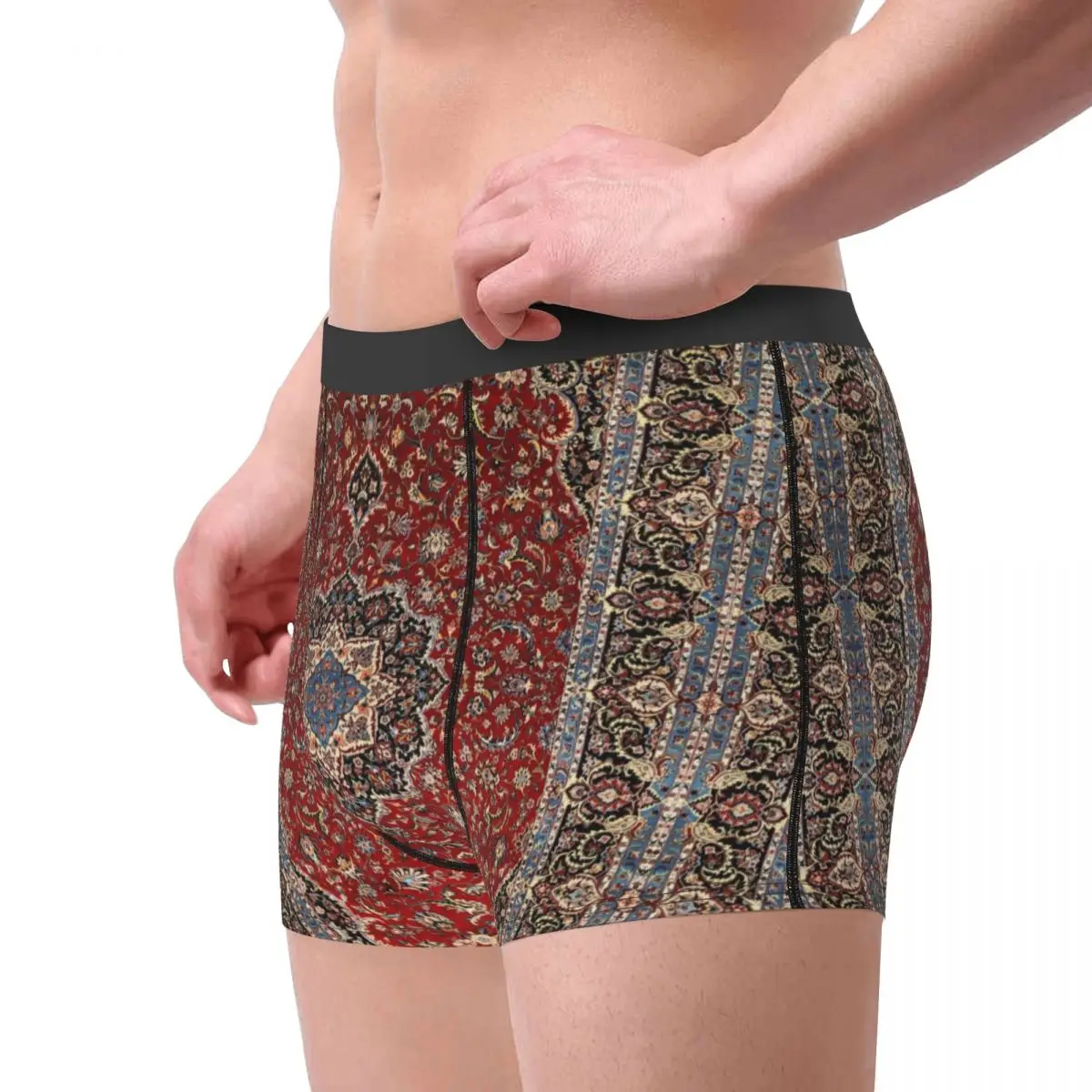 Custom Male Fashion Vintage Oriental Traditional Moroccan Turkish Style Underwear Boxer Briefs Men Soft Shorts Underpants 3