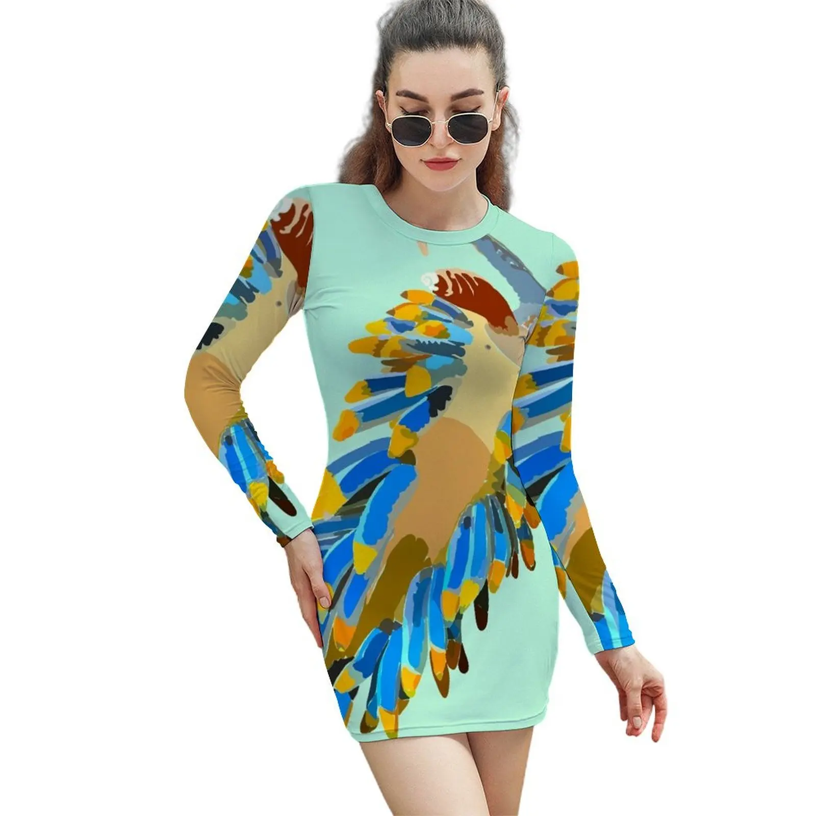 

Nudibranch Long-Sleeved Sheath Dress elegant women's dresses for wedding Women dresses summer