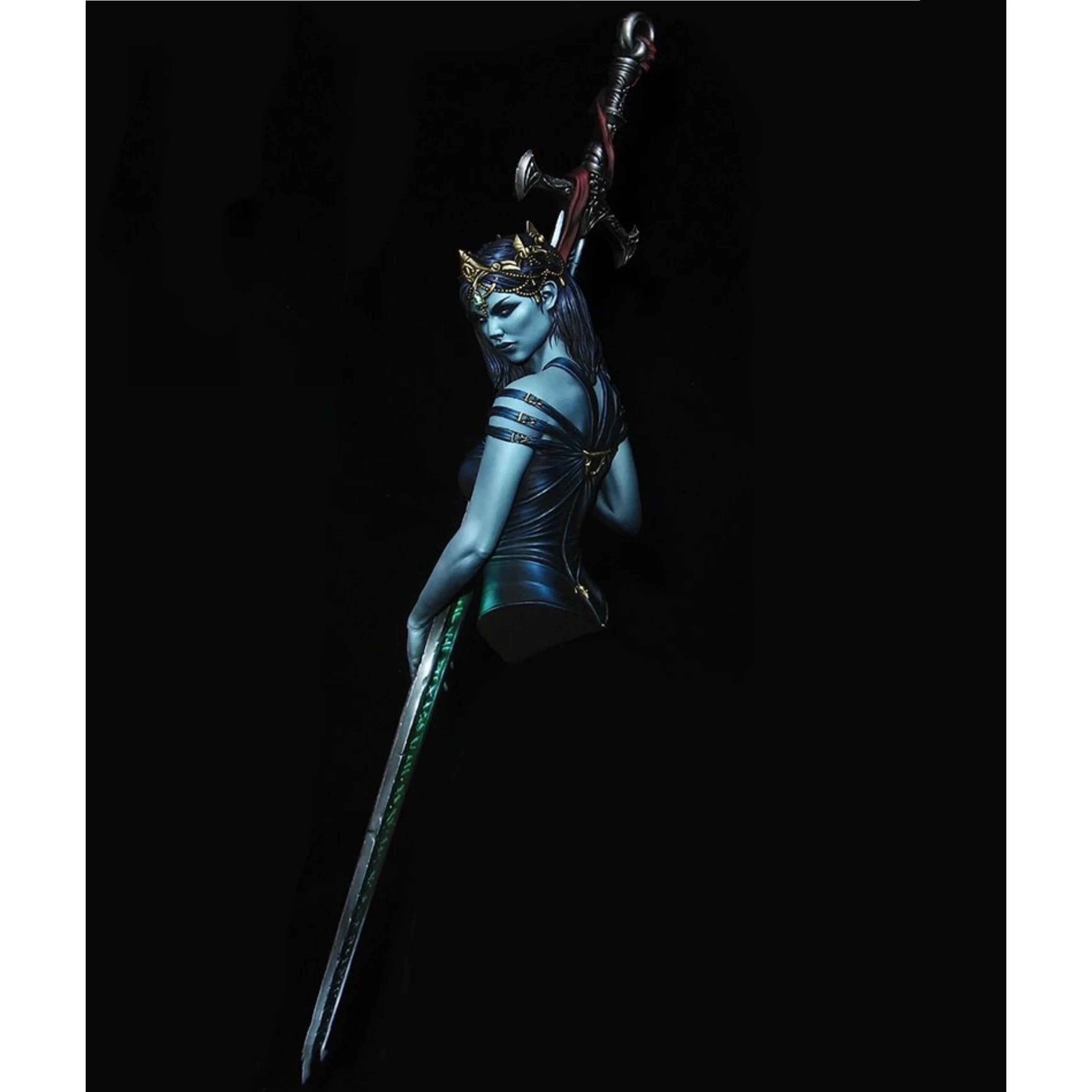 

1/10 Resin Model Bust GK， Unassembled and unpainted kit