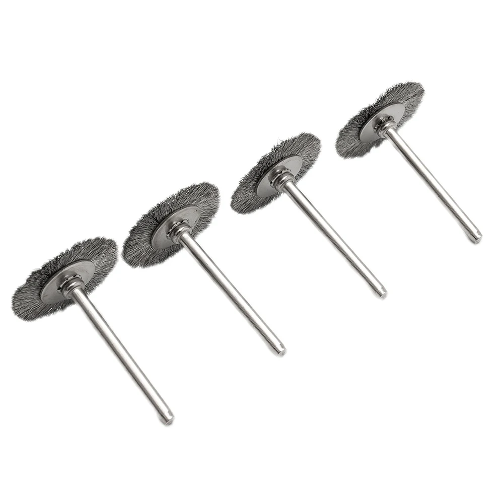 

50pcs Stainless Steel Wire Brush Rotary Tool Die Grinder Removal Wheel Stone Metal Grinding Dusting Polishing Tool