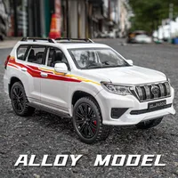 1/24 Toyota LAND CRUISER Prado SUV Alloy Car Model Diecast Metal Toy Off-road Vehicles Car Model Simulation Collection Gift 1