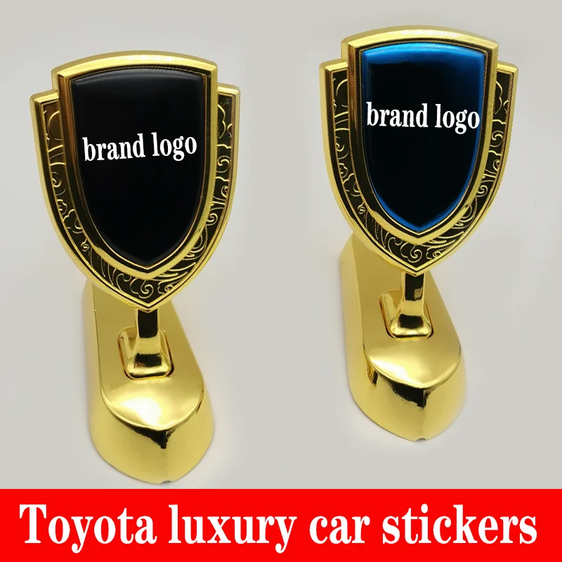 

Toyota luxury car stickers for Corolla RAV4 Prius Camry Auris modified metal badge badge decal sticker General Motors Parts
