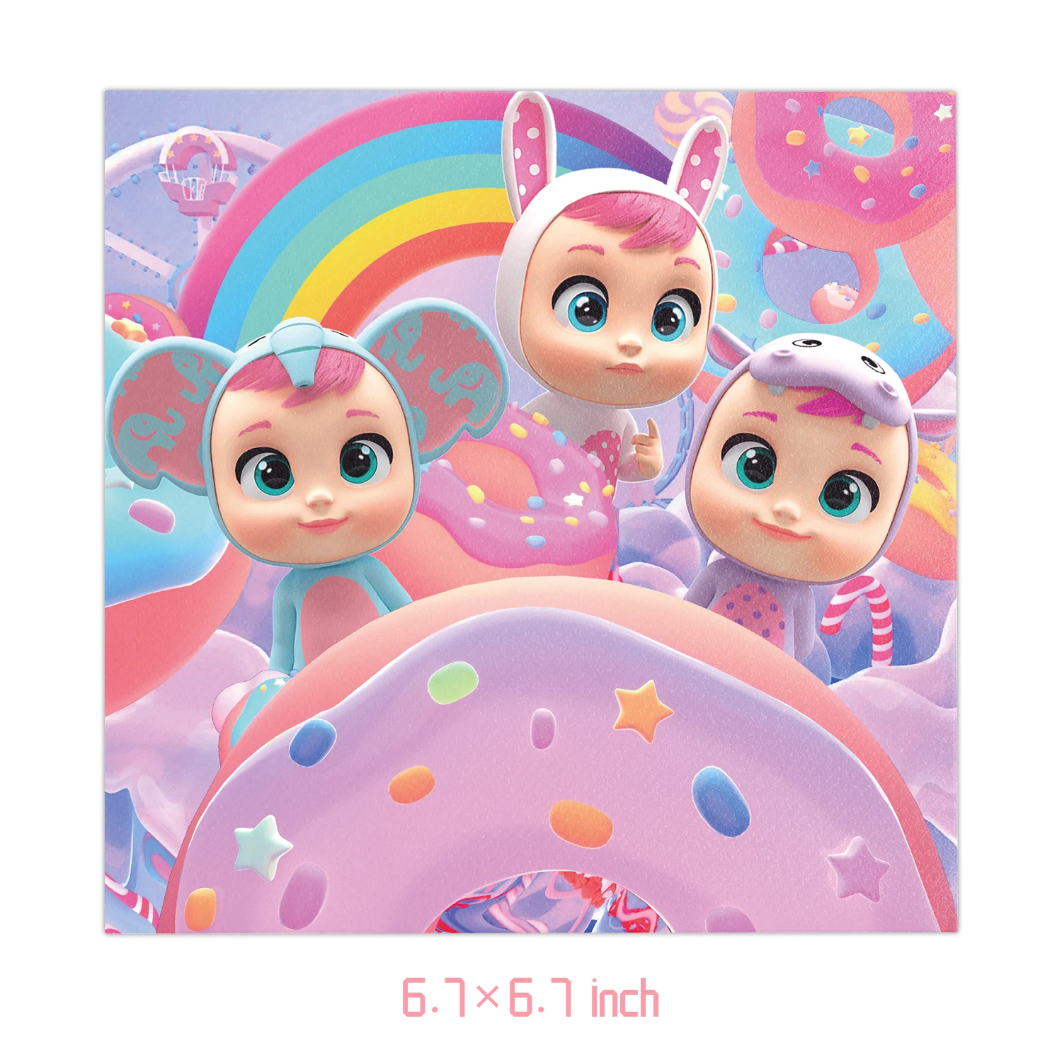 Cry Babiesed Birthday Party Decorations Tableware Set Paper Plates Balloons Banner Tablecloth Backdrop Baby Shower Party Supplie