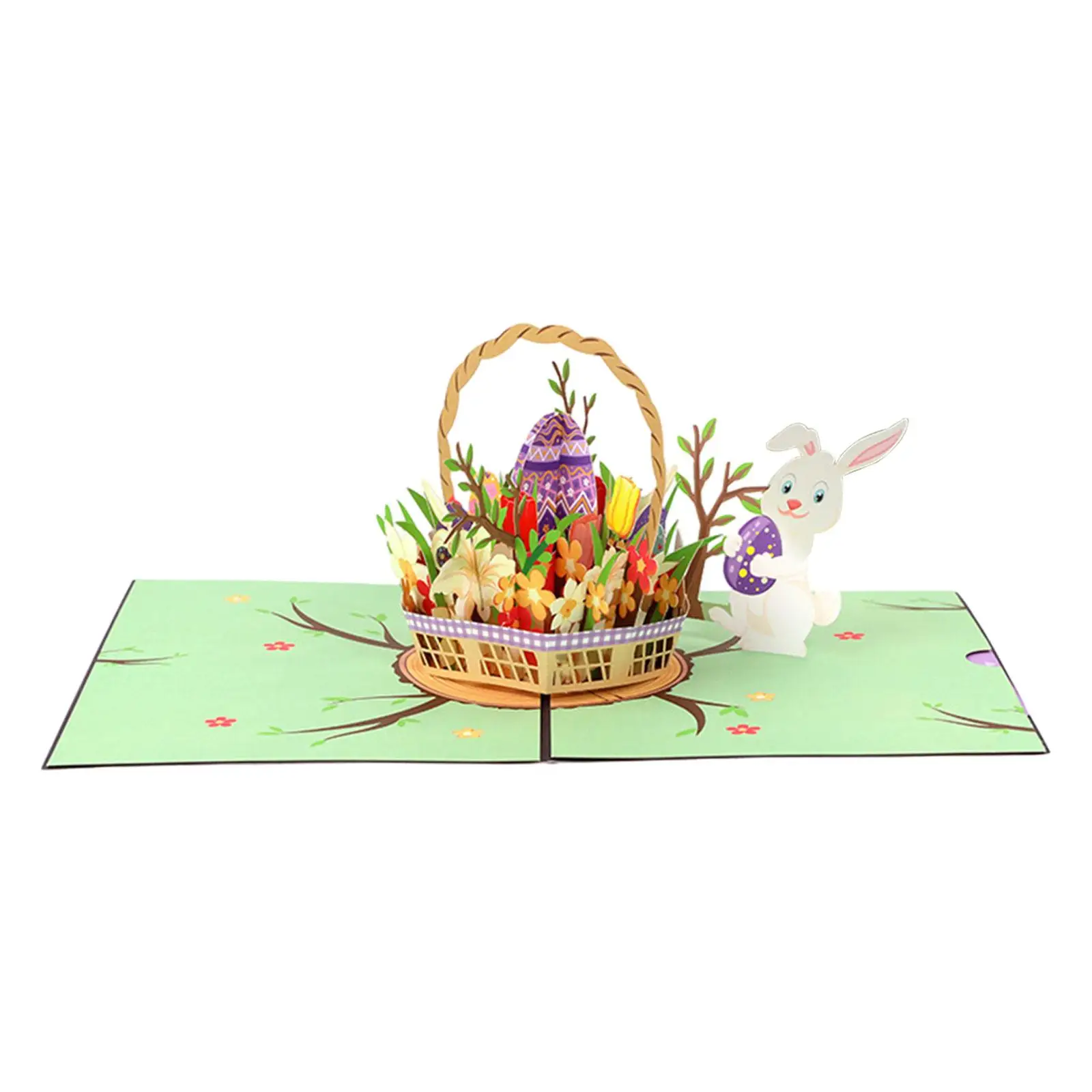 Easter Greeting Card Graduation Card Cute Spring 3D Greeting Cards for Festival Easter Celebration Events Grandson Granddaughter
