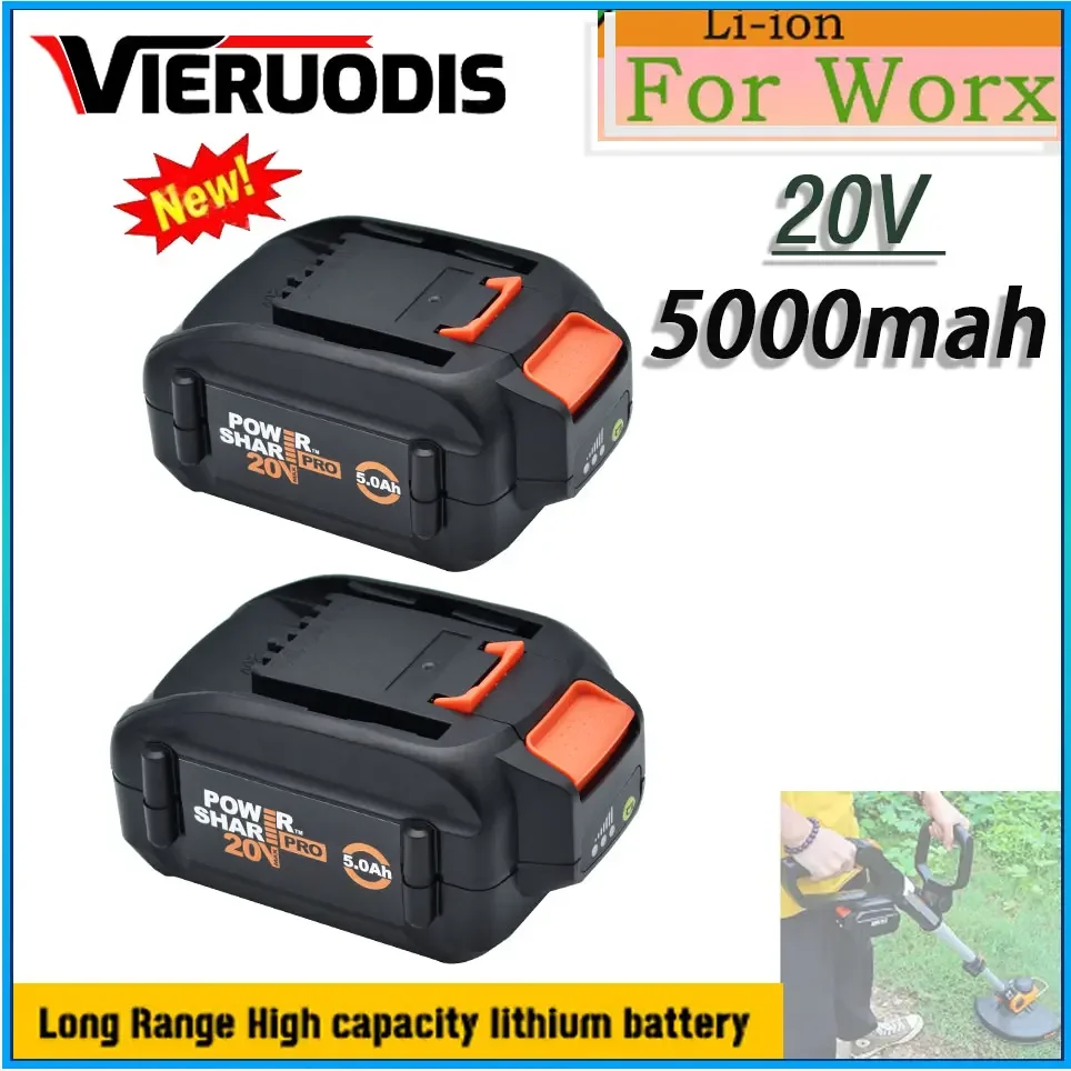 

For WORX brand new genuine WA3578 - PowerShare 20V 5.0AH/6.0AH lithium-ion large-capacity battery