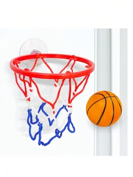 Piccolo set da basket Polso coordinato Palla elastica in gomma solida Giocattolo da gioco da tavolo per esercizi per bambini 1