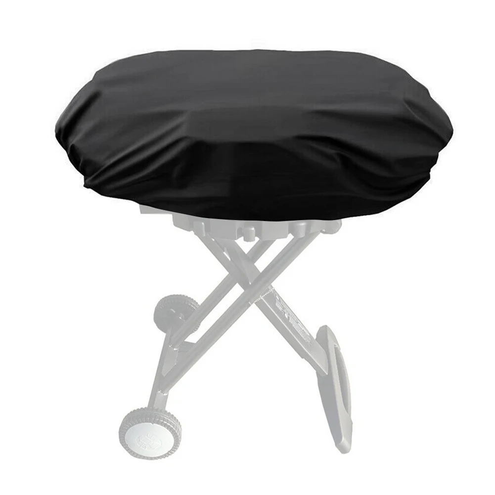 Barbecue Cover Round BBQ Cover Waterproof 210D Oxford Dust-proof Anti-UV Grill Heavy Duty Outdoor Garden Barbecue bbq cover