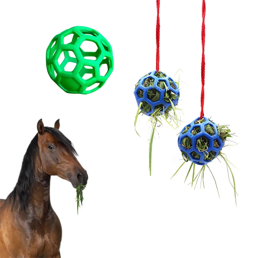 Hanging Stable Hay Feeder Ball, Durable TPR Horse Toy, Chew-Proof Hanging Hay Dispenser for Stall, Pasture, Entertainment. Hanging Stable Hay Feeder Ball, Durable TPR Horse Toy, Chew-Proof Hanging Hay Dispenser for Stall, Pasture, Entertainment.