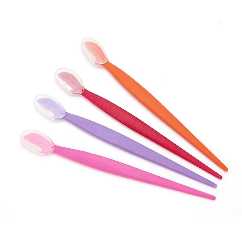 1/5/10pcs Random Color Eyebrow Trimmer Portable Razor Eye Brow Epilation Hair Removal Cutters Safety Razor Cosmetic Makeup Tools eyebrow trimmer set eyebrow trimmer eyebrow razor set hair shaver eyebrow razor facial hair remover eyebrow scissors hair remover eyebrow trimmer blade eyebrow tweezers set