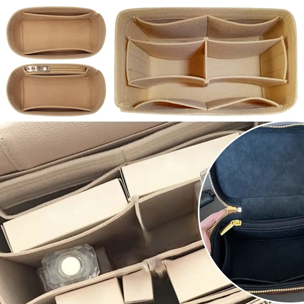 Felt Insert Liner Purse Organiser Pouch Handbag Tote Bag Internal Bag For LV Nice Nano/Mini/BB