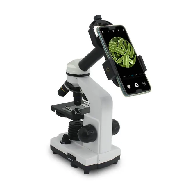 Cell Phone Adapter With Spring Clamp Mount Monocular Microscope Accessories Adapt Telescope Mobile Phone Clip Accessory Bracket