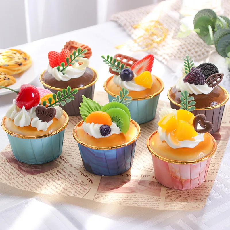 PIAOPIAO 30 piezas de papas fritas falsas para jugar, comida artificial de papas fritas modelo de PVC, accesorios de cocina, juguete de cocina, decoración de fiesta en el hogar