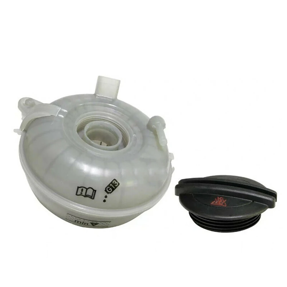 Coolant Tank Reservoir Water Bottle With Cap 5QD121407H Replacement Compatible For Golf 7 MK7 Tiguan A3 Vehicles Accessories