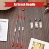 3pcs set 0.2/0.3/0.5mm Airbrush Nozzle Needle Airbrushes Spray Gun Spraying Paint Sprayer Replacement parts Tool Accessories 4