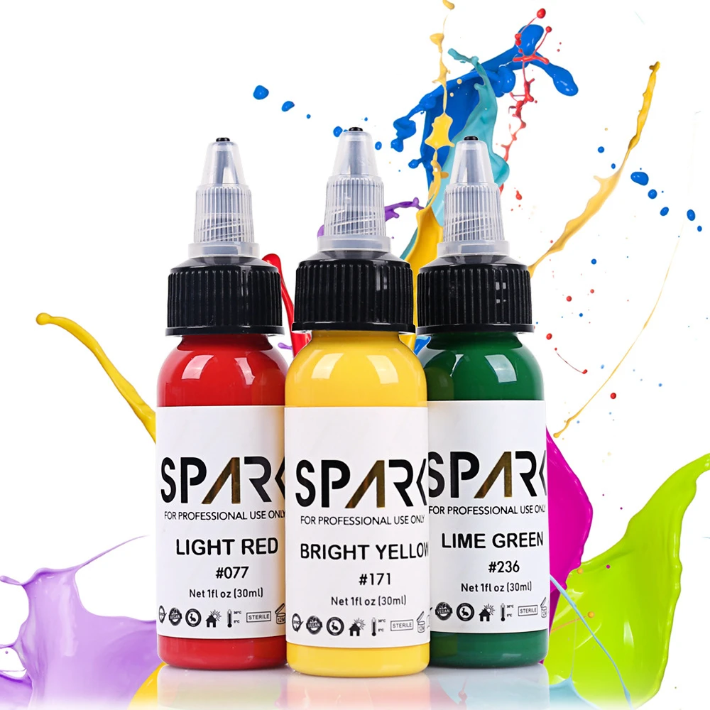 Tattoo Inks 50 Colors 30ml Professional Permanent Natural Plant Microblading Tattoo Body Art Makeup Pigment for Artist