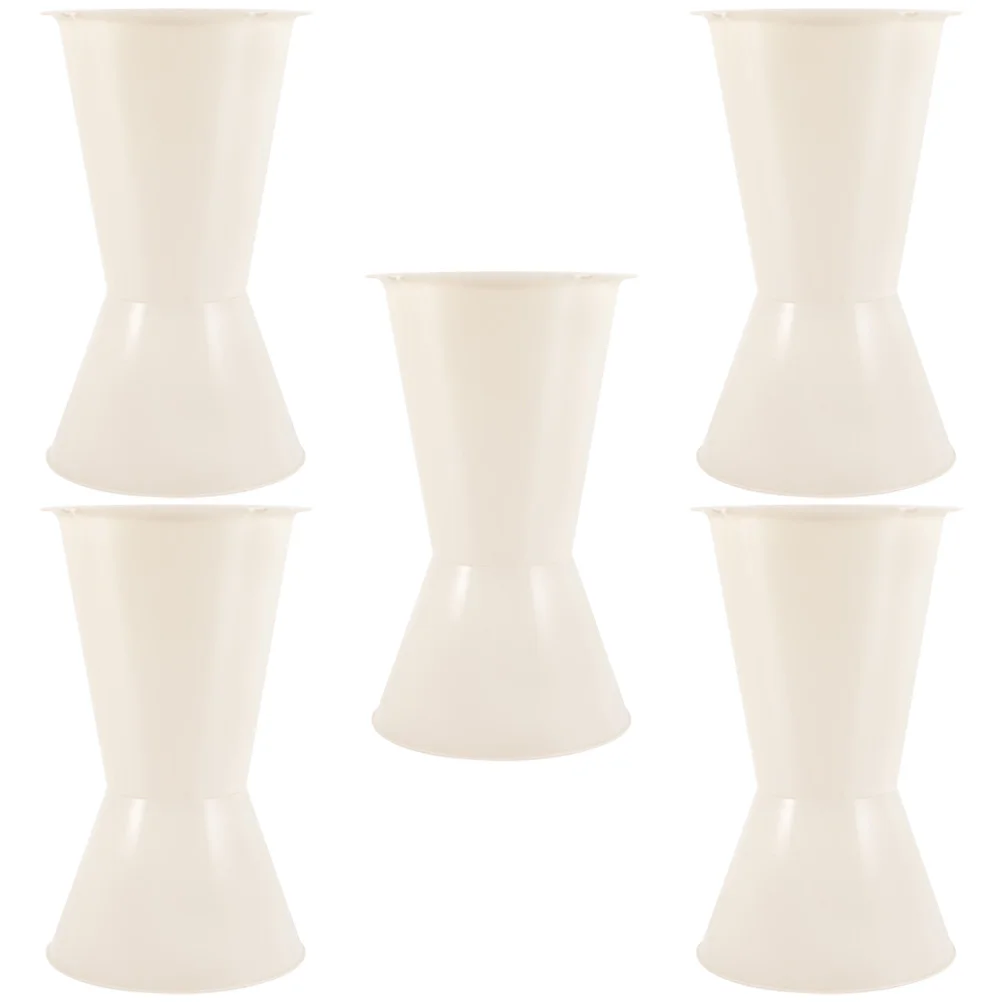 

5 Pcs Sword Bucket Bouquet Bottom Craft Supplies Support Base Material Fixed Holder Plastic Handle