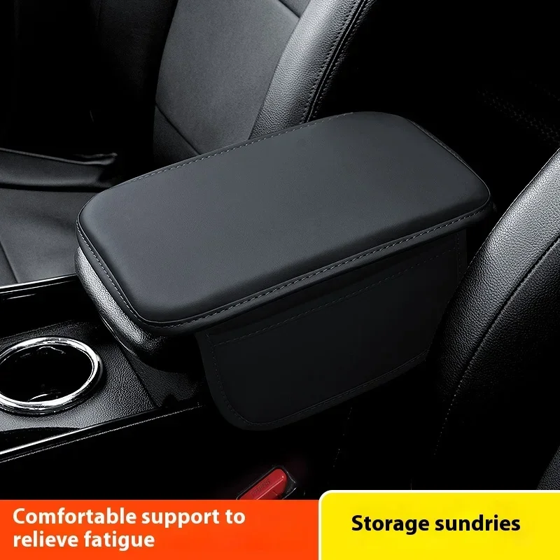 Rotatable Leather Centre Armrest Console Storage Box Car Accessories - View #14