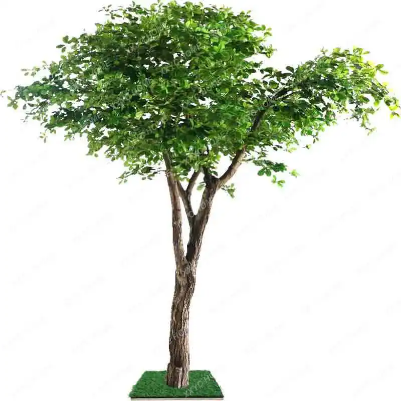 

Simulation Fulutong Leaves Imitative Tree Large Fake Trees Decoration Creative Solid Wood Plant on-the-Ground Green Plant