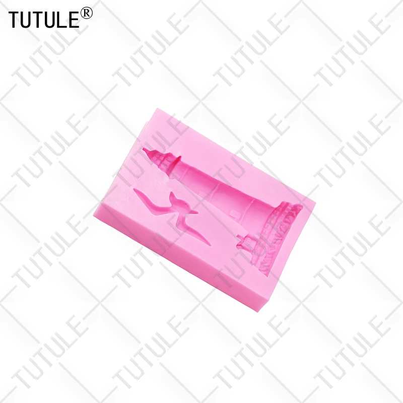 3D Leuchtturm Harz Ton Artikel Schmuck Tropf Silikonformen DIY Leuchtturm Kerze Silikonform Schokolade Fondant Kuchenform – Detail 4